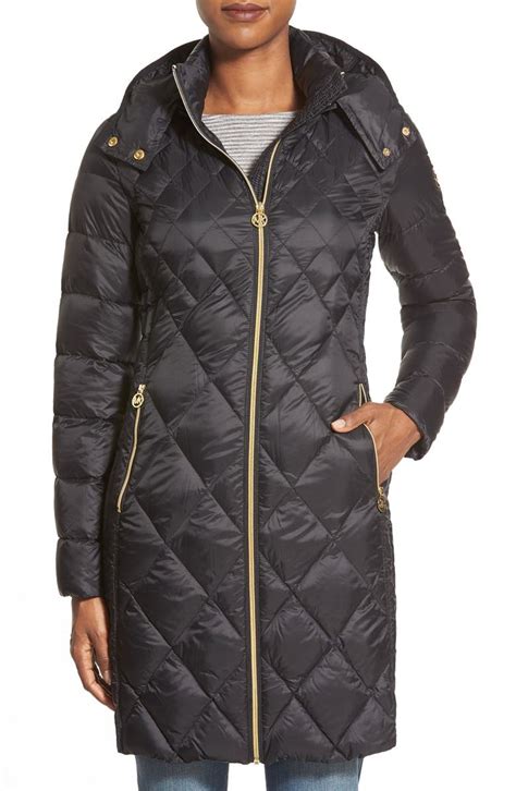 michael kors ladies gold jacket|michael kors ladies padded coats.